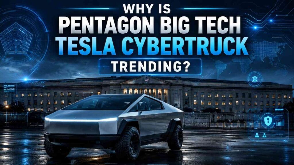 Pentagon big tech tesla cybertruck