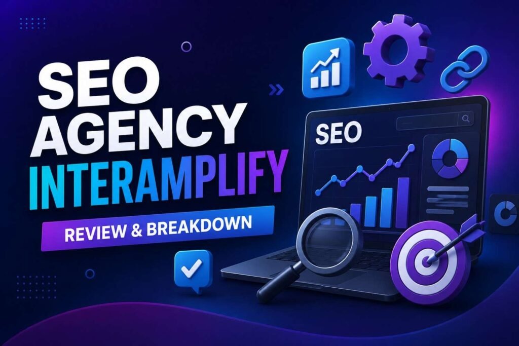 SEO Agency Interamplify global digital marketing team reviewing international SEO performance dashboard